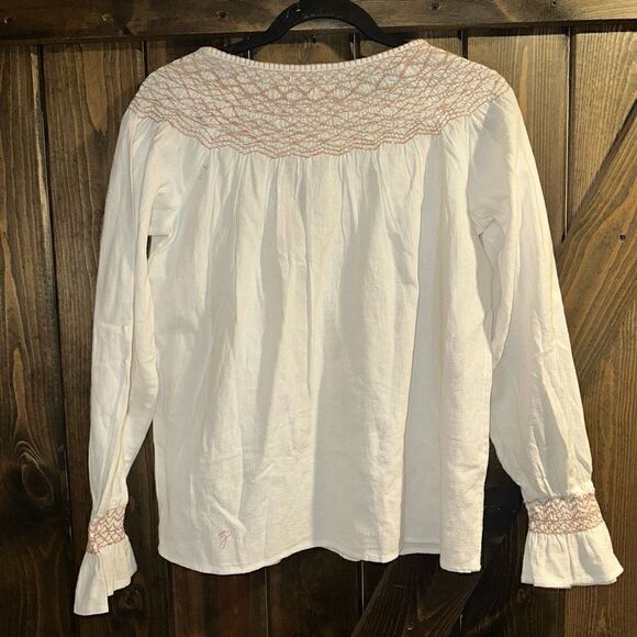 NWT Faherty Laura Embroidered Top - Picture 4 of 6